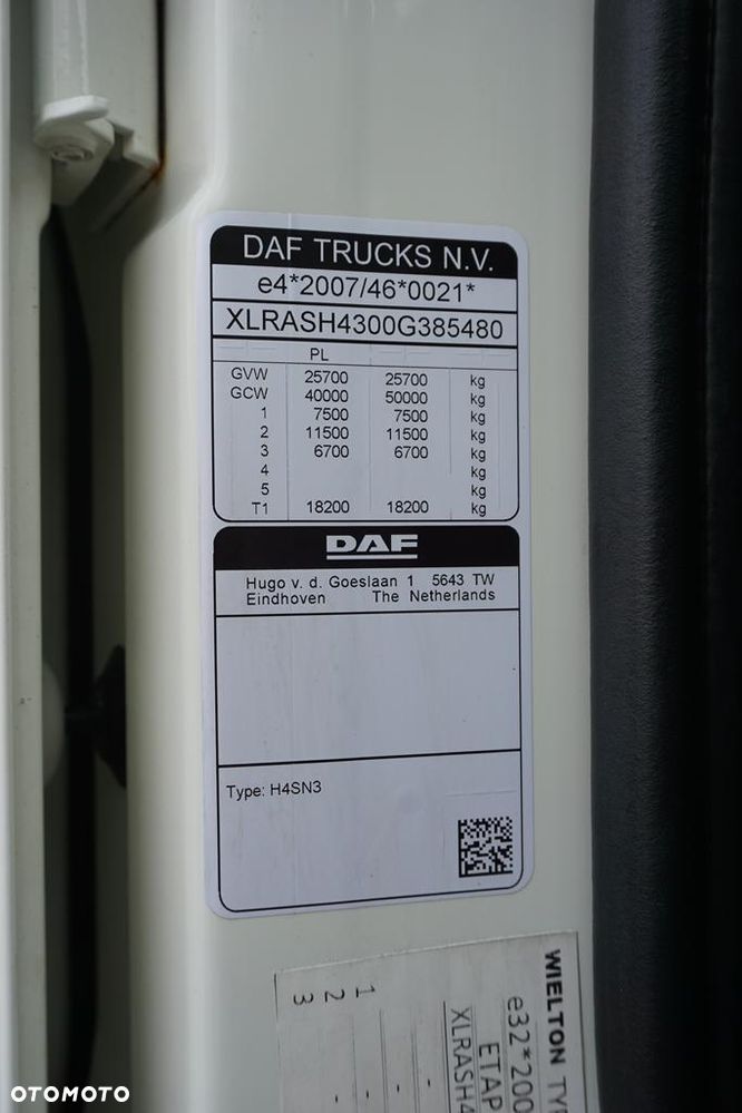 DAF XF / 480 / ACC / EURO 6 / ZESTAW PRZEJAZDOWY 120 M3 - 11