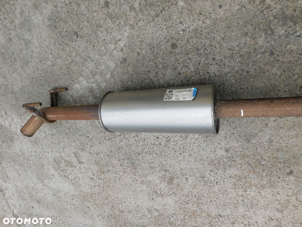 Tłumik Końcowy Wydech Mercedes Sprinter W906 A9064904401 A9064900383 OEM ŁADNY - 2