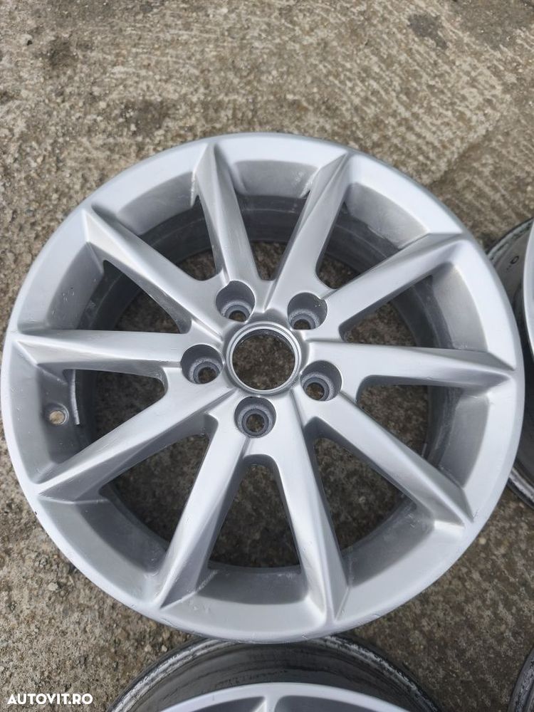 Jante Aliaj Originale Seat Ibiza R15 5x100  VW Polo, Skoda Fabia - 4