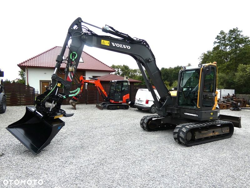 Volvo ECR88D ROTOTILT ZE SZCZYPCAMI / Super Stan / Nowe podwozie / - 9