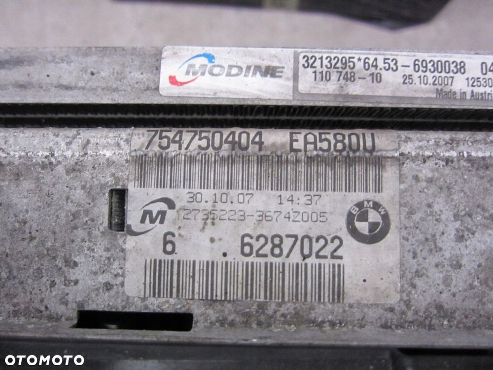 BMW E87 116 E90 320 N43 CHŁODNICA WODY KOMPLET - 6