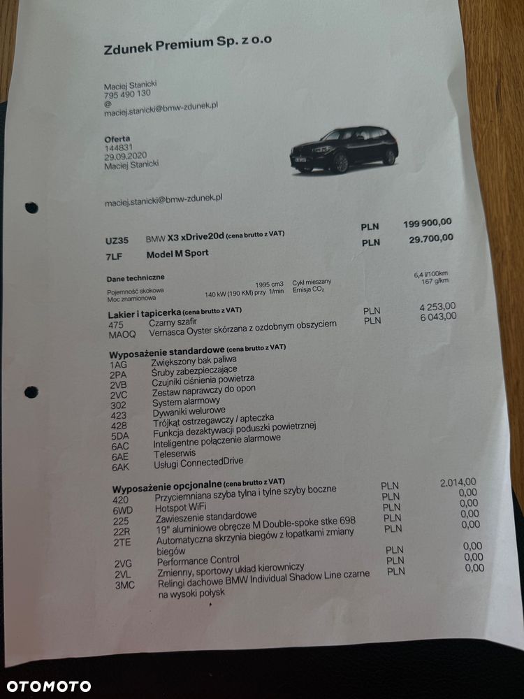 BMW X3 xDrive20d M Sport sport - 23