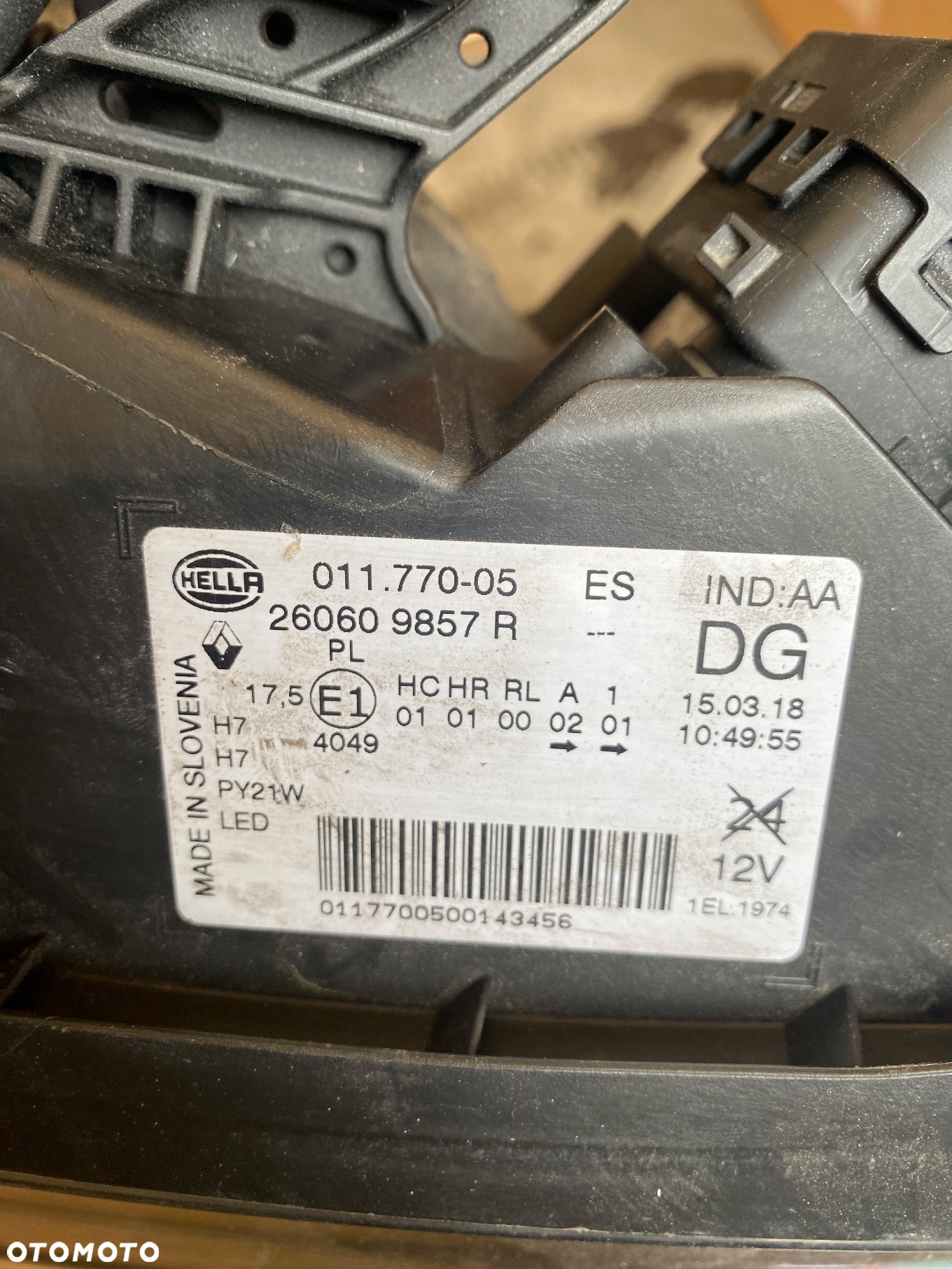 RENAULT KADJAR 22r IGŁA ! LED LAMPA PRZEDNIA LEWA LEDOWA REFLEKTOR PRZÓD LEWY PRZEDNI PRZÓD EUROPA soczewka 260609857R - 15