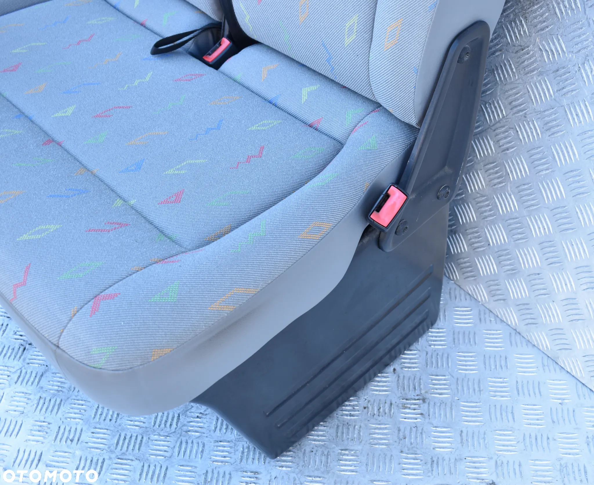 FOTEL KANAPA DWÓJKA PASAŻERA SKŁADANY PODGRZEWANY VW TRANSPORTER T5 - 6