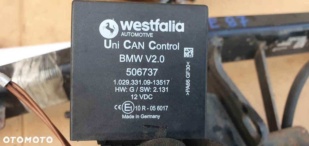 Hak holowniczy odpinany belka bez kuli instalacja moduł BMW I E81 506737 - 12