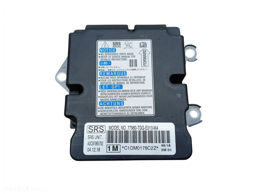 MODUŁ SENSOR AIRBAG HONDA CIVIC X (2017-2019) 77960-TGG-E010-M4 - 1