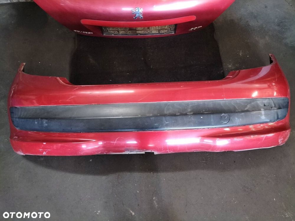 KOMPLETNY TYŁ KLAPA BAGAŻNIKA ZDERZAK TYŁ LAMPY PEUGEOT 207 I EKQD - 6