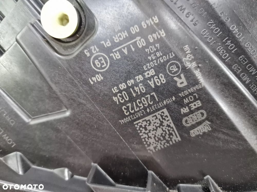 AUDI Q4 E-TRON 89A PRAWA LAMPA PRZEDNIA PRZÓD FULL LED , NR 89A941034 , NR AUKCJI LA646 - 14