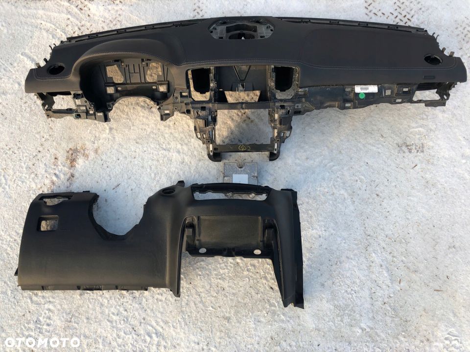 MERCEDES GLS X166 DESKA KONSOLA AIRBAG PASY SKÓRA - 5