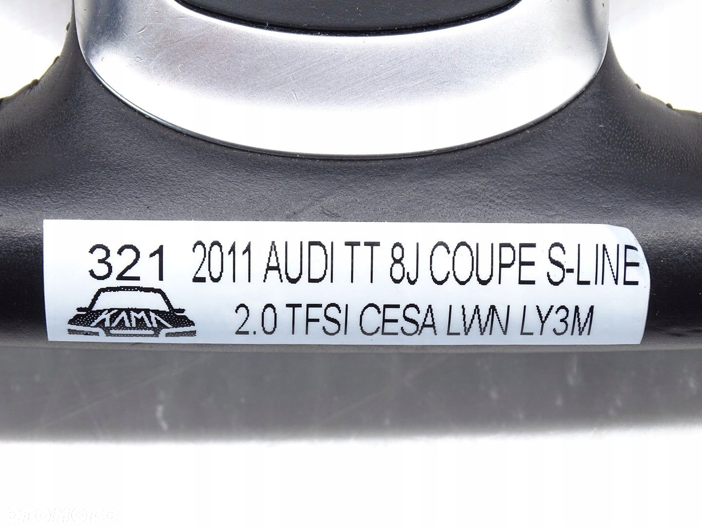 KIEROWNICA ŚCIĘTA SKÓRA MULTI MULTIFUNKCJA AUDI TT 8J 8J0419091B CHROM - 12