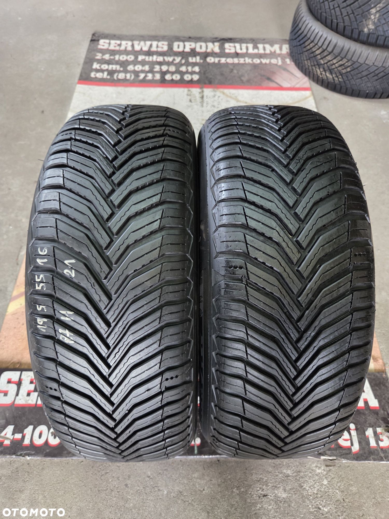 opony używane 195/55R16 Michelin crossclimate 2 - 1