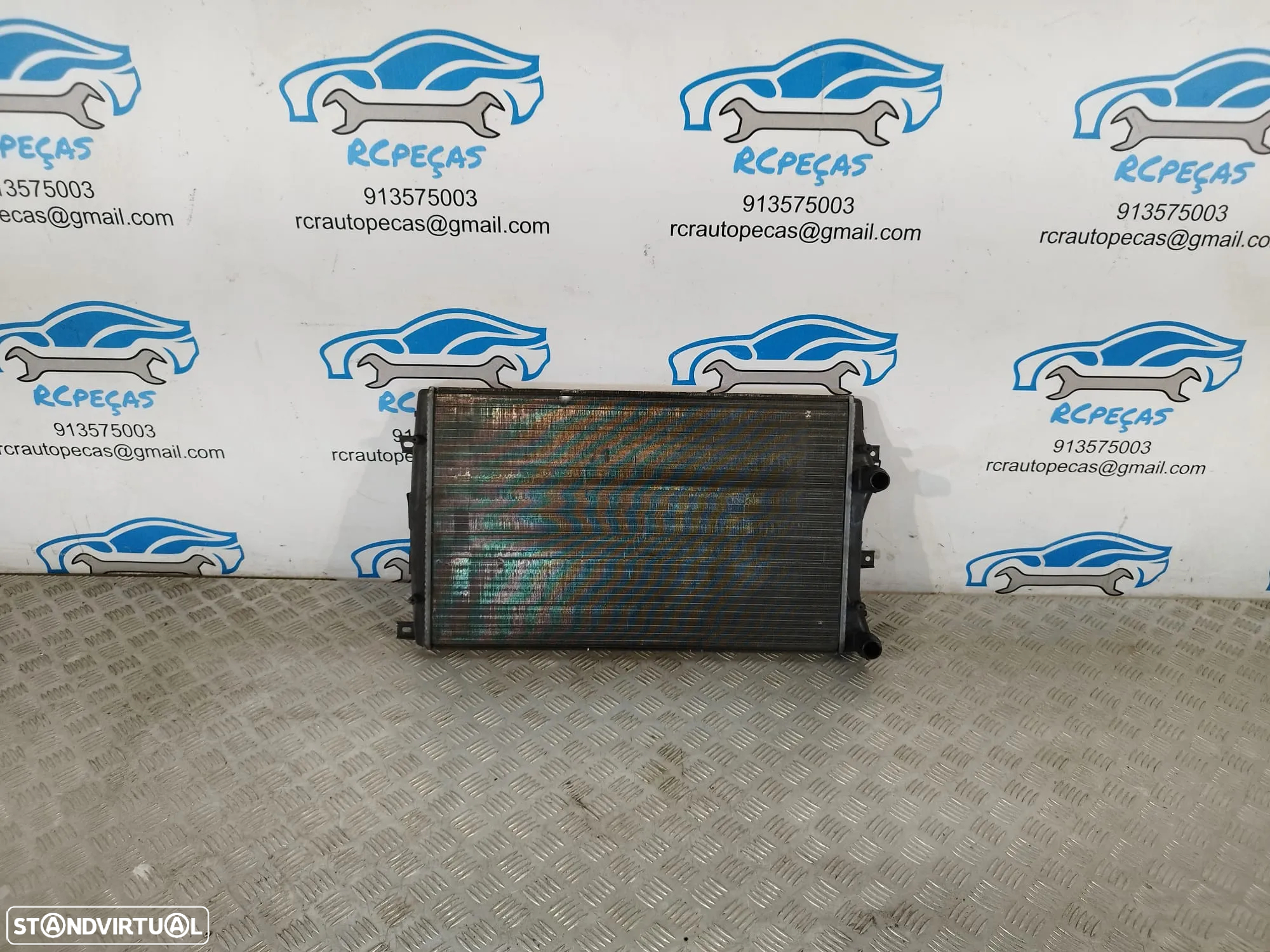 RADIADOR VW VOLKSWAGEN GOLF V 5 MK5 1.9 TDI 8V 105CV BKC 1K0121253AA 1K0121253 TOURAN CADDY PASSAT SCIROCCO SEAT LEON TOLEDO ALTEA SKODA OCTAVIA AUDI A3 8P - 4