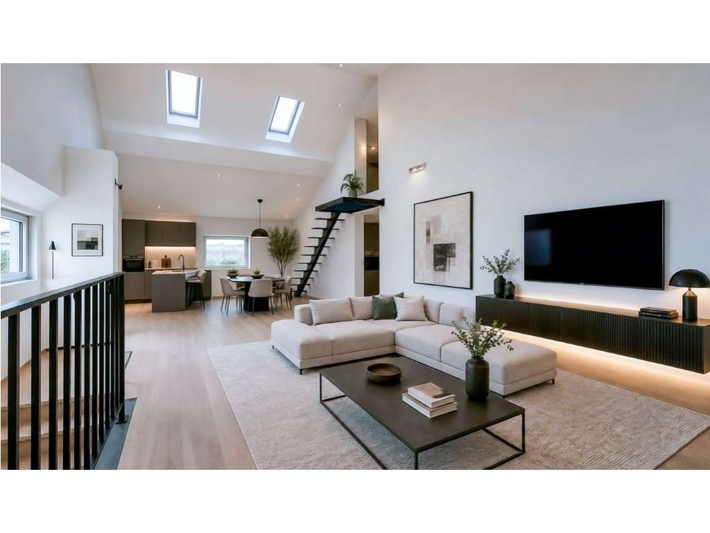 Excelente apartamento duplex T3 com vista mar - Grande imagem: 2/53