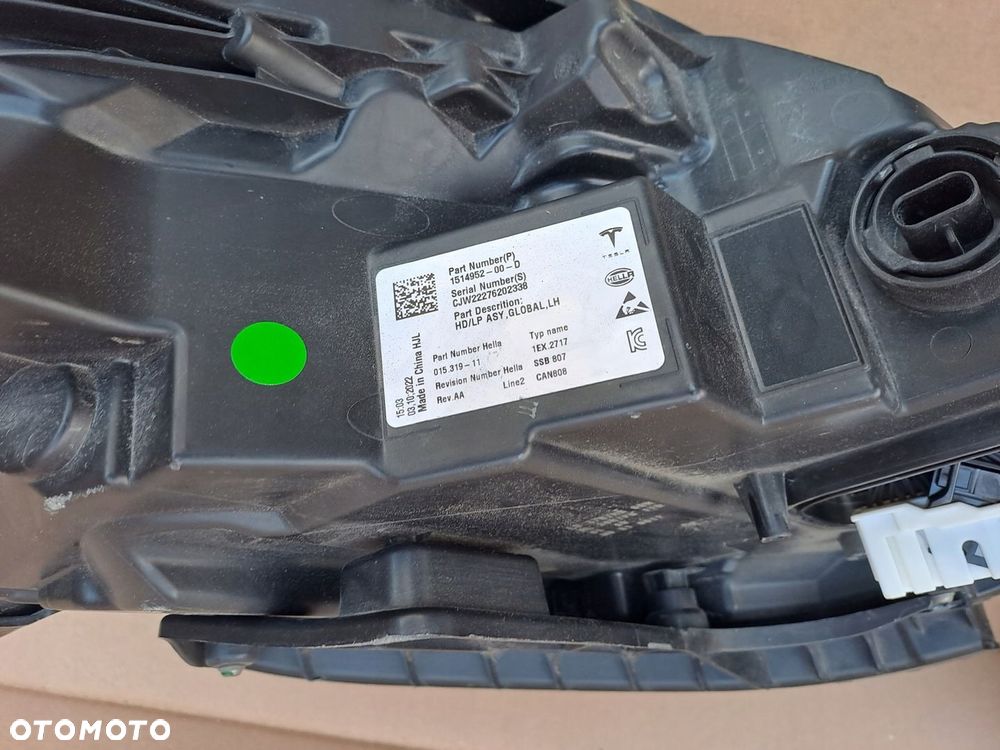 TESLA 3 Y LIFT PRAWA LEWA LAMPA 1514953-00-D 1514952-00-D UŻYWANE - 8