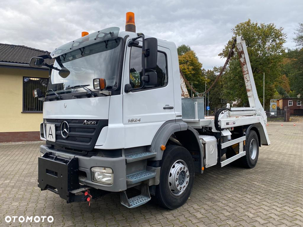 Mercedes-Benz 1824 AXOR bramowiec HIAB MULTILIFT, akcja zima, 308 t.km.