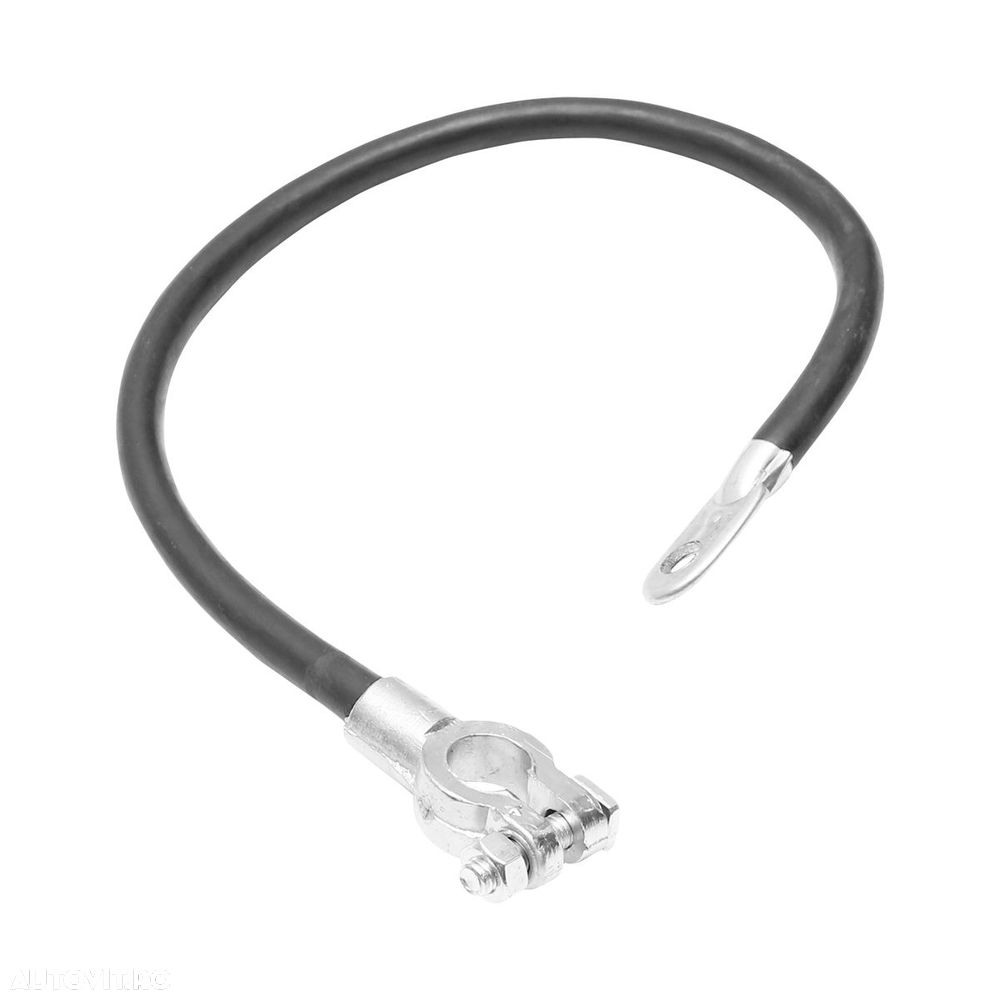 Cablaj/Cablu punte legatura curent baterii 500mm cu clema borna-papuc inelar, strangere pe surub Breckner Germany - 3