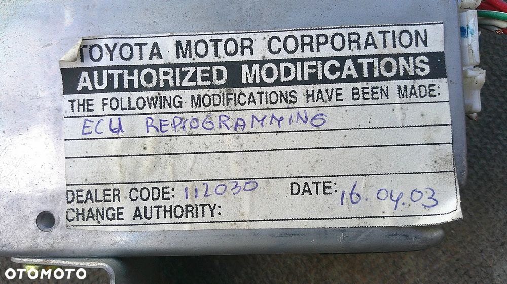 TOYOTA PREVIA II 2.4 VVTI STEROWNIK SILNIKA - 3