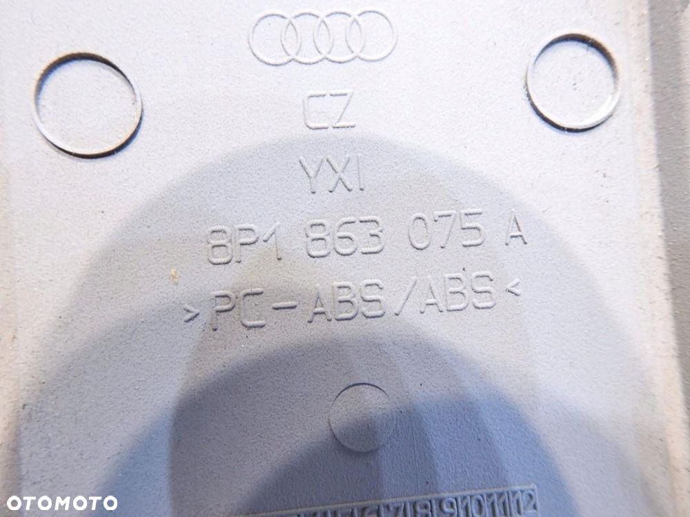 OSŁONA KONSOLI POD KIEROWNICE AUDI A3 8P - 4