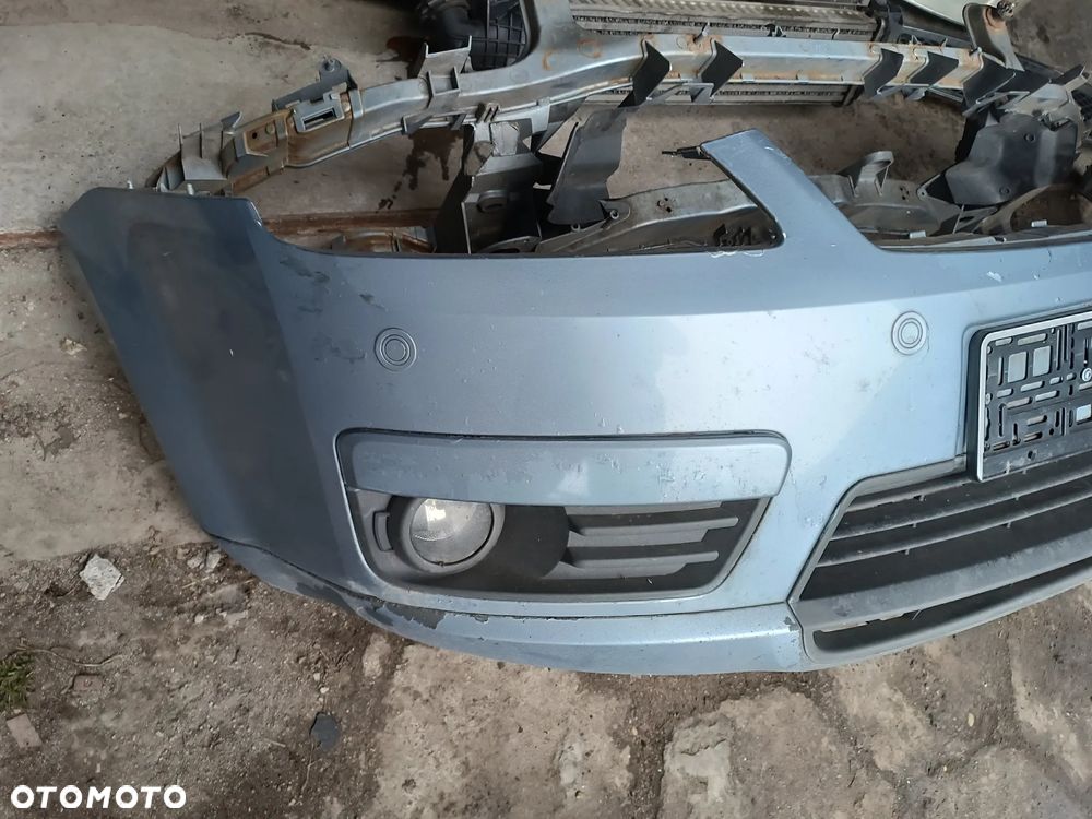 FORD C-MAX 2007R KOMPLETNY PRZÓD NIEBIESKI ZDERZAK Z PDC LAMPY GRILL MASKA PAS CZOŁOWY 2.0 TDCI - 2