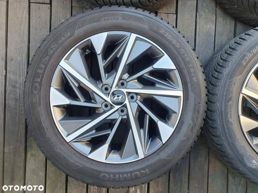 Koła 235/55R18 Hyundai Tuscon Kumho całoroczne 6,7 - 8