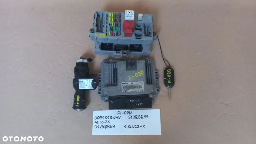 FIAT ALFA ROMEO KOMPUTER SILNIKA KOMPUTER SKRZYNI BIEGÓW ZESTAW STARTOWY - 18