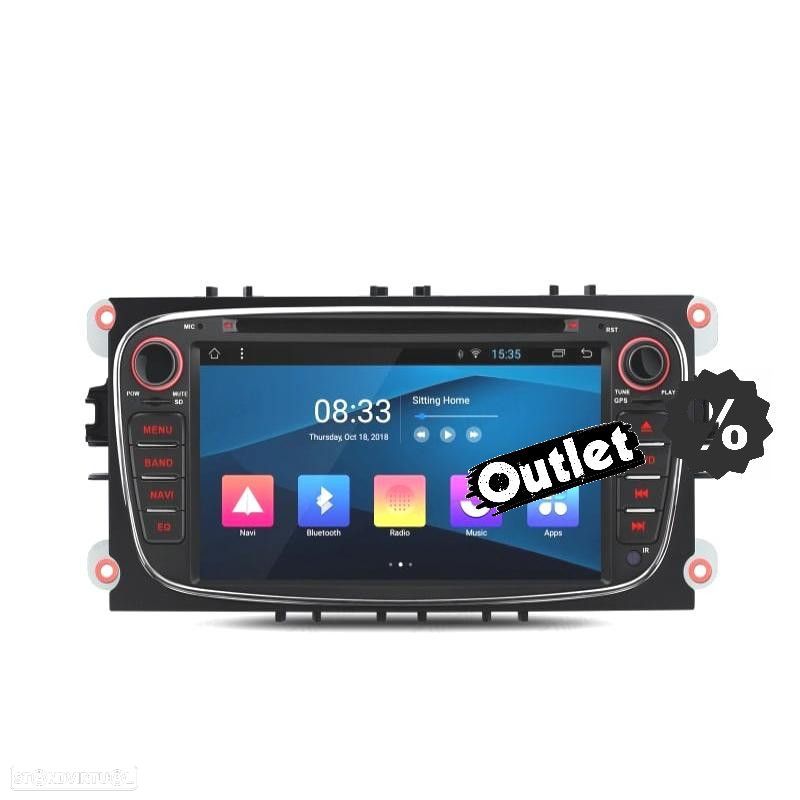 M000426L1 AUTO RADIO GPS ANDROID 11 7" PARA FORD - 1