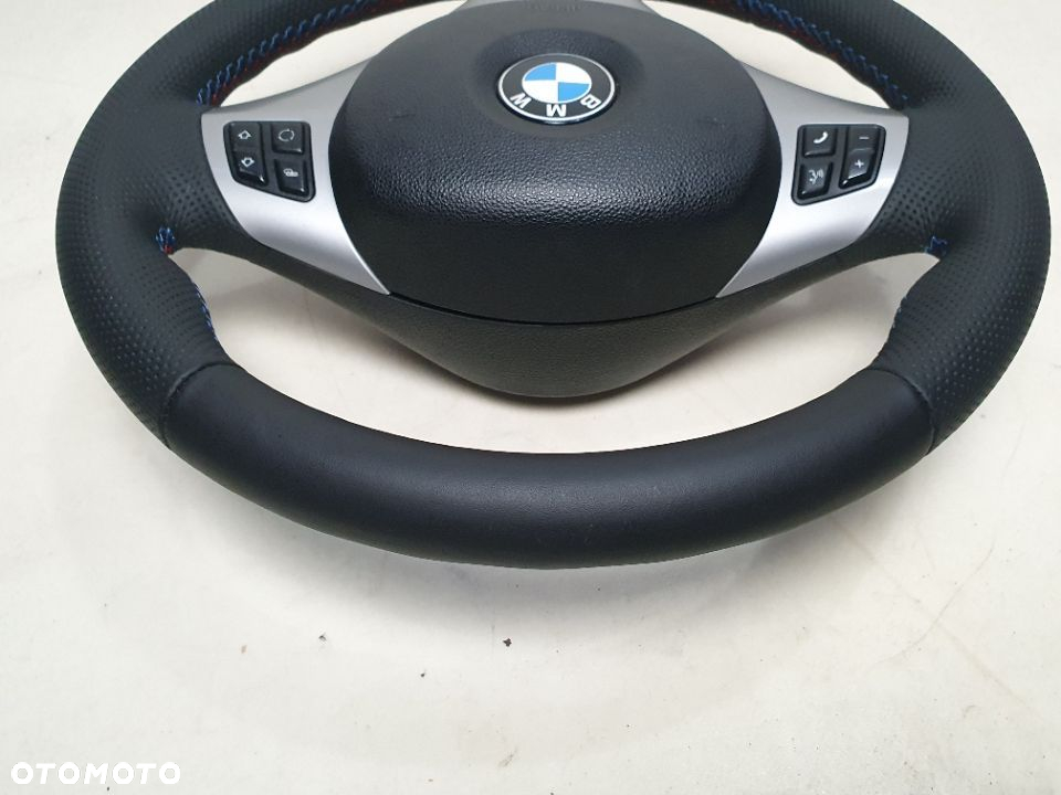 BMW E90 E93 E81 E88 KIEROWNICA SKÓRZANA Z PODUSZKĄ - 7