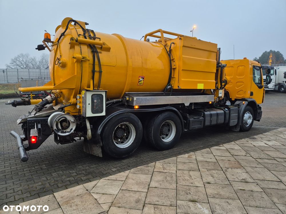Renault PREMIUM DXI LANDER D 370 / WÓŻ ASENIZACYJNY / 12M3 / 3M3 WODA / WUKO / POMPY JUROP / JEDEN WŁAŚCICIEL / EURO 4 / SERWISOWANY / MOCNA POMPA / ADR - 9