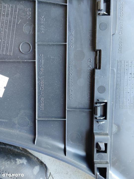 Listwa Progowa Nakładka Skoda Fabia 3 FL III LIFT Osłona Lewa 6V0853369 - 11