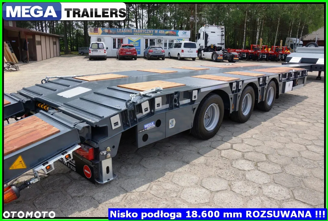 Mega Nisko-podwoziowa dł. 18,60 Mm, ROZSUWANA - KONTENERY 20, 30, 40 Ft !!! - 22