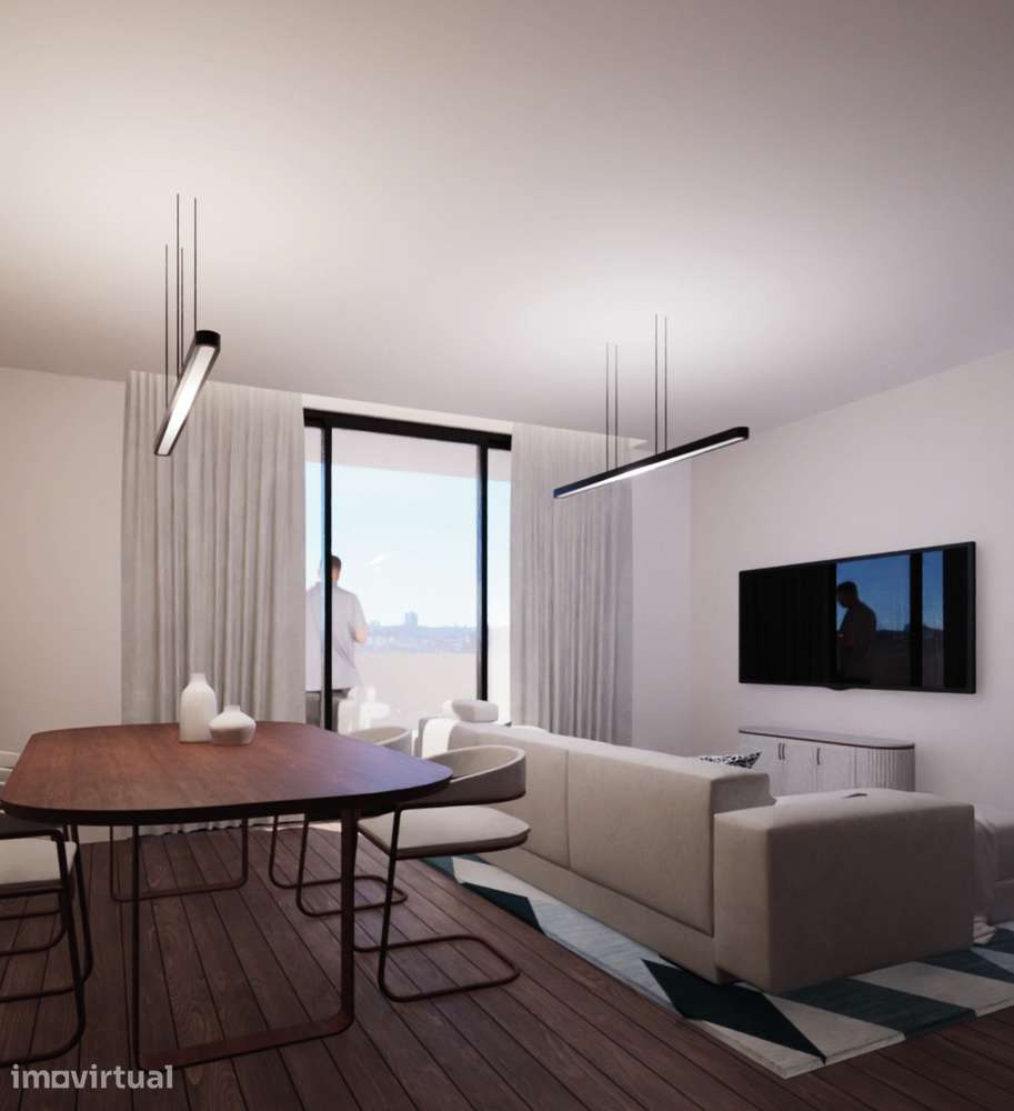 T1 c/ boas áreas, varanda, garagem, junto à futura Linha do metro Rubi - Grande imagem: 3/7
