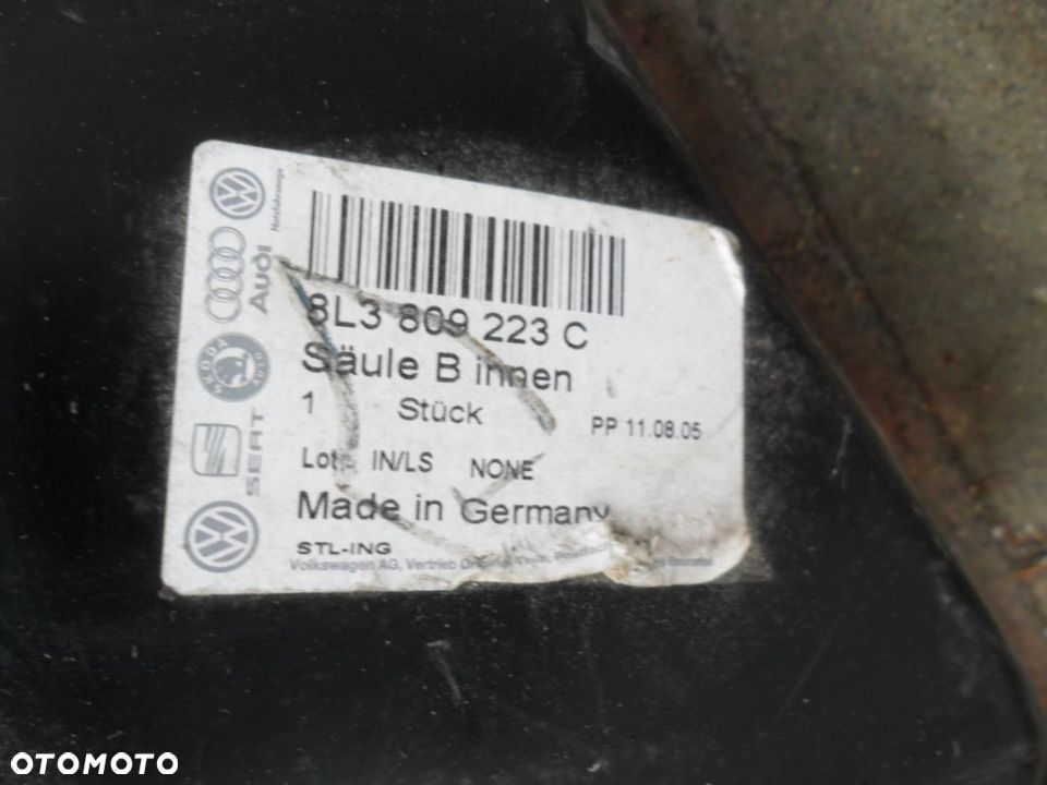 PRÓG OSŁONA PROGU SŁUPEK AUDI A3 8L0 STARY MODEL - 2
