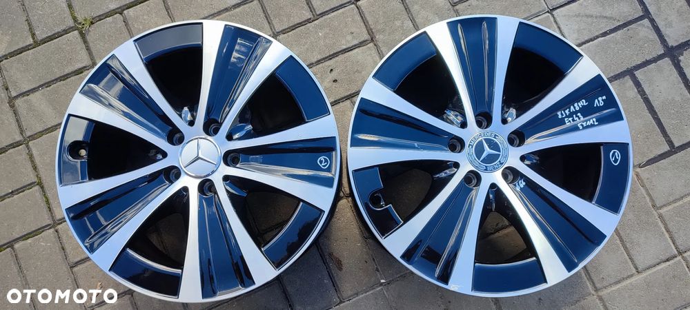 FELGI ALUMINIOWE STOPNIOWANE 5x112 2x8J18 CALI ET 43 2134013700 fi 66,6 2x9Jx18 CALI ET 52,5 2134015300 KOMPLET - 16