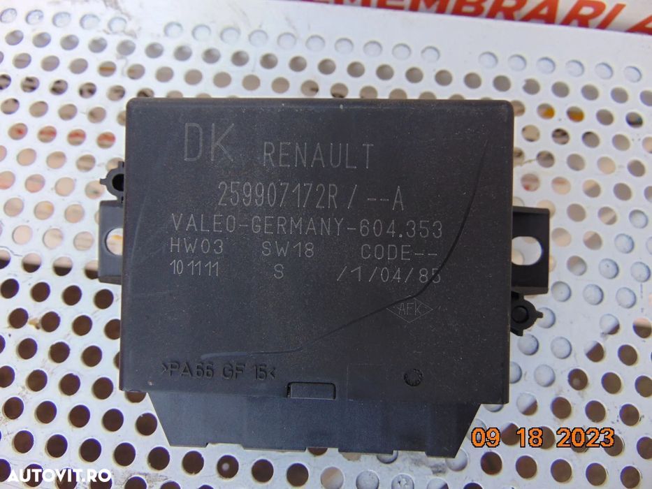 modul senzori parcare renault Scenic 3 Laguna 3 megane 3 modul pdc r - 2