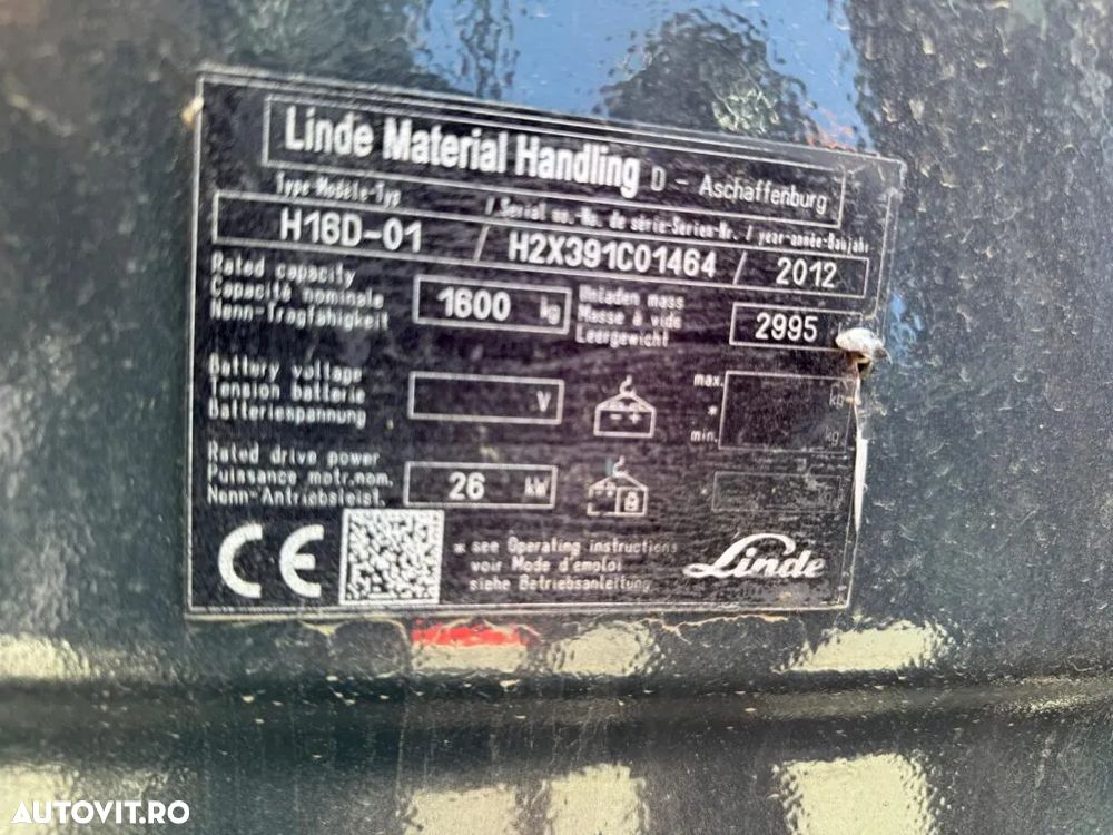Linde H16D-01, CATARG TRIPLEX - 6