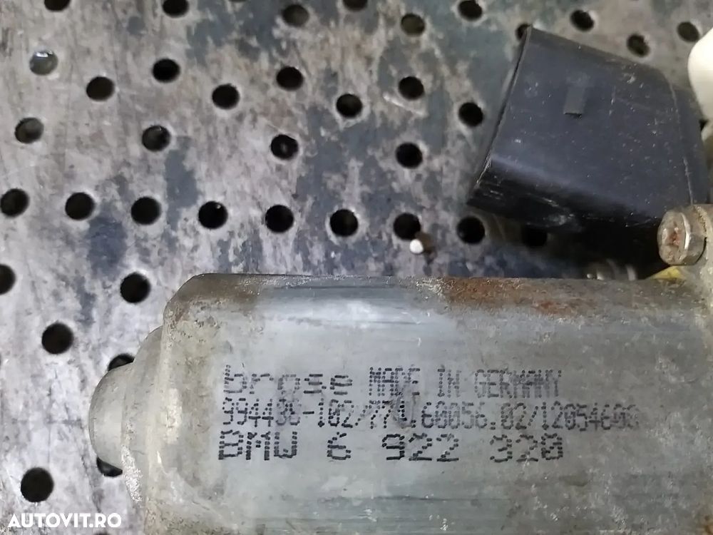 Motoras macara dreapta spate bmw seria 5 e60 994438102 7746005602 6922320 - 2