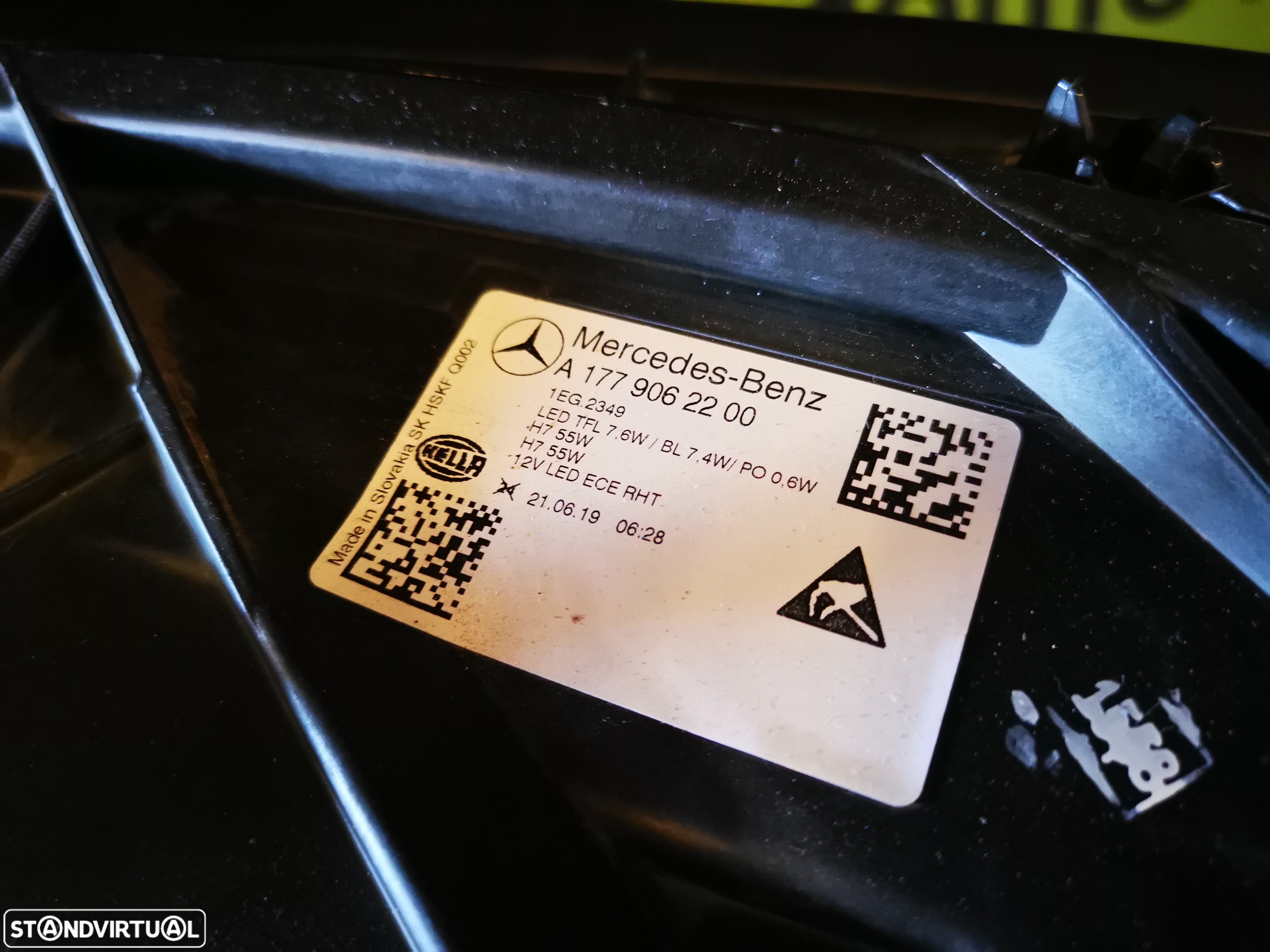 MERCEDES CLASSE A W177 FAROL DIREITO - FF393 - 8