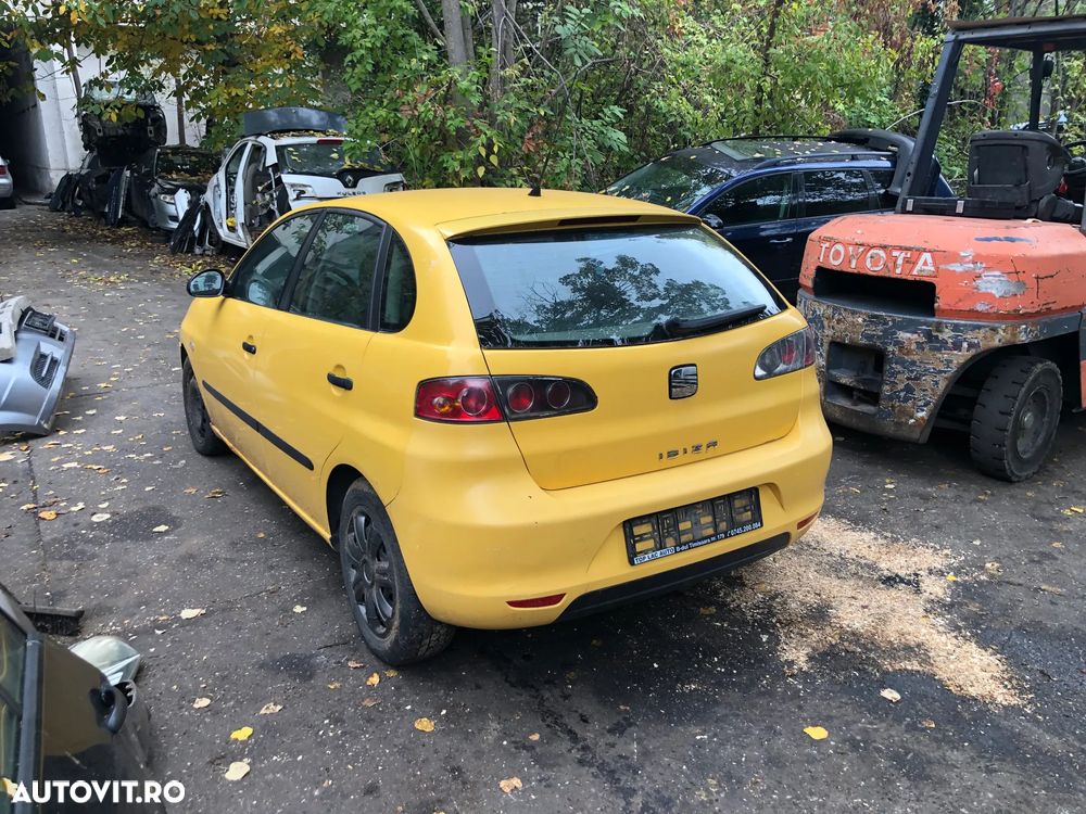 Dezmembrez Seat Ibiza 6L facelift 2007 galben 1,4 TDI cod BNV - 2