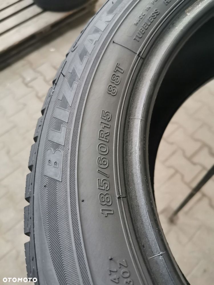 185/60R15 bridgestone zimowe 6,5mm 4298 - 4