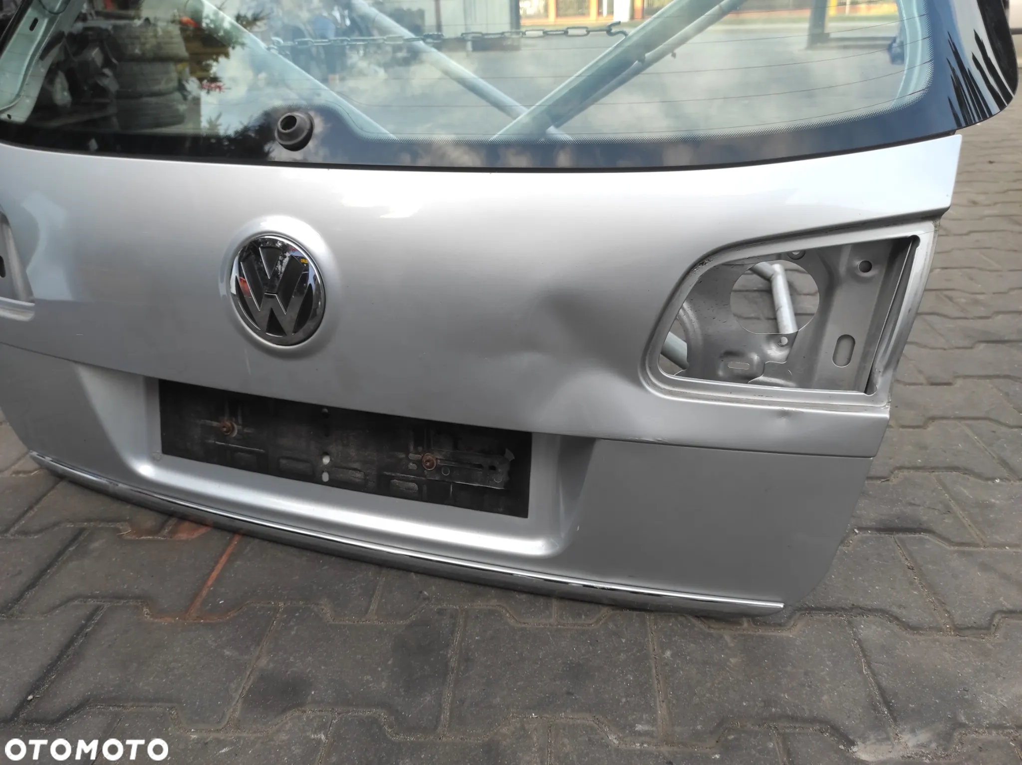 KLAPA BAGAŻNIKA SZYBA KLAPY TYLNA VW PASSAT B6 LA7W SREBRNA WYSYŁKA !!! - 3