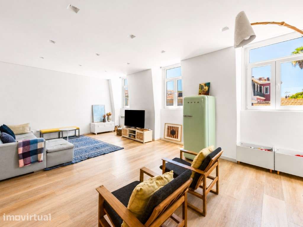 Apartamento T3 com Vista da Basílica da Estrela | 138 m² | 2 Lugare... - Grande imagem: 2/24