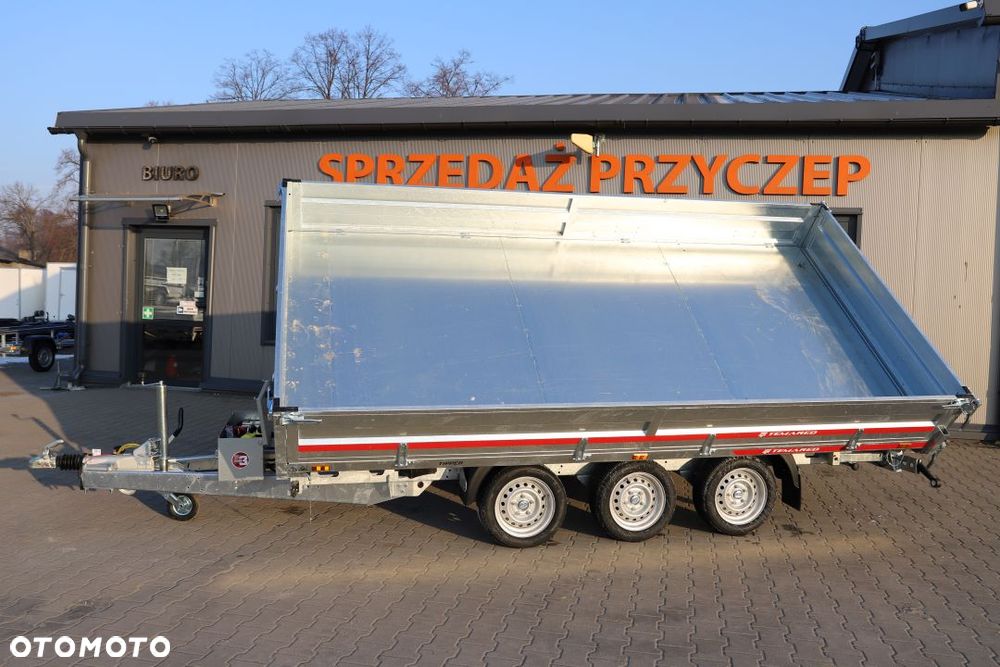 TEMARED /MARTZ TIPPER 4020/3 C S 3,5T 405x197x40 cm , DMC 3500 kg, 3 osie, Koła 195R13C, Burty stalowe - 29