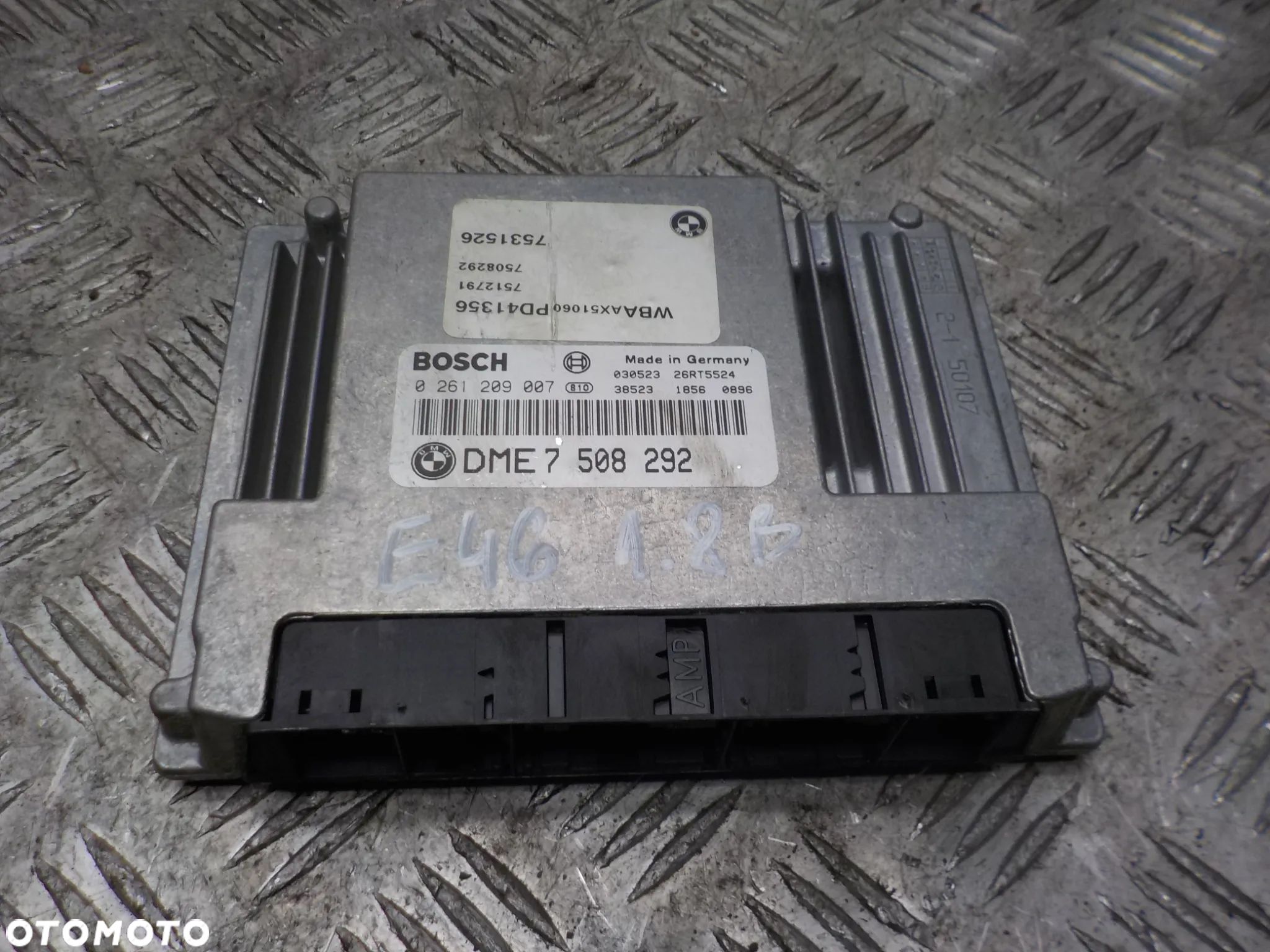 BMW E46 316 318 KOMPUTER SILNIKA 7508292 - 1
