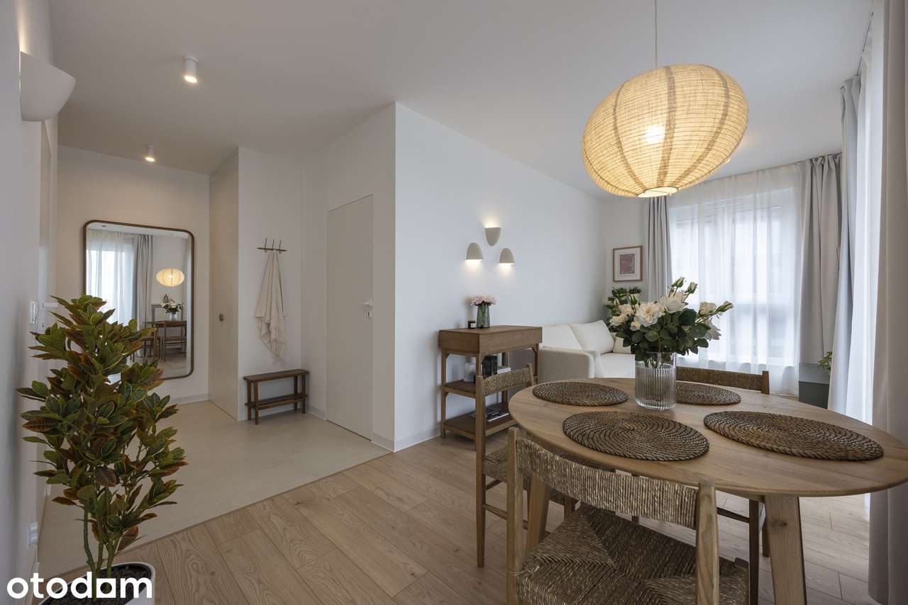 NOWE 2 pokoje 43 m² | FLOW Hasa 10A | taras 9m2 | pierwszy najem