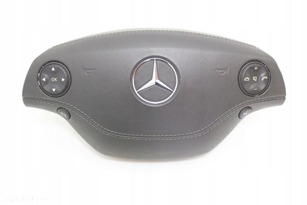 Airbag poduszka kierowcy skóra multifunkcja jak nowa Mercedes W221 CL W216 - 6