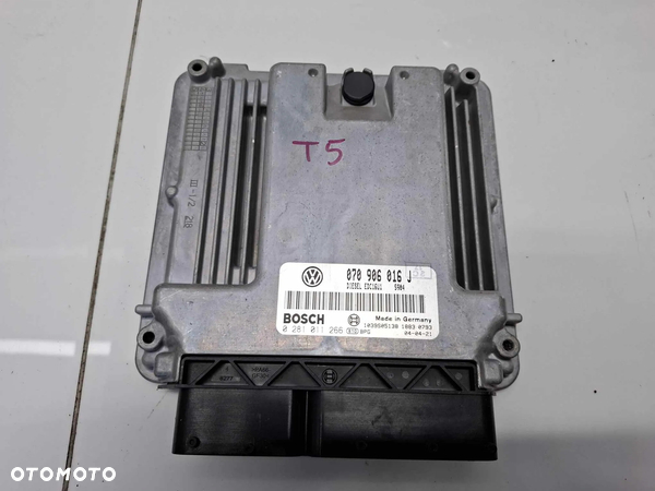 STEROWNIK SILNIKA KOMPUTER VW T5 2,5 TDI 070906016j