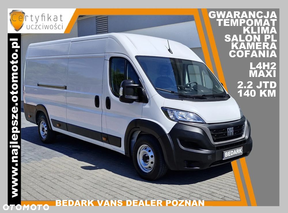 Fiat Ducato, L4H2 MAXI, SALON POLSKA, kamera cofania, tempomat, klima - 1