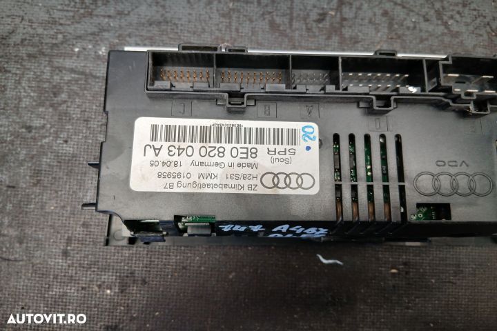 Comanda AC 8E0820043AJ 8E0820043AJ Audi A4 B7 [2004 - 2008] Avant wag - 3