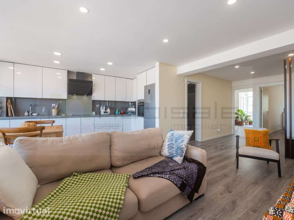 Apartamento T2+1 com terraço comum na cobertura do prédio. - Grande imagem: 5/49
