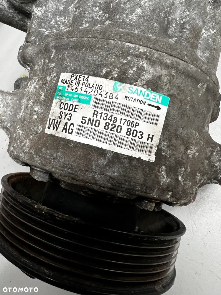 AUDI A3 8P GOLF V VI EOS PASSAT CC TOURAN KOMPRESOR SPRĘŻARKA KLIMATYZACJI 5N0820803H - 3